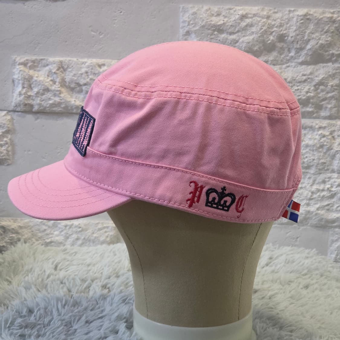p7-8:FAiST ACCESSORY 핑크 밀리터리 캡(free)
 상품이미지4