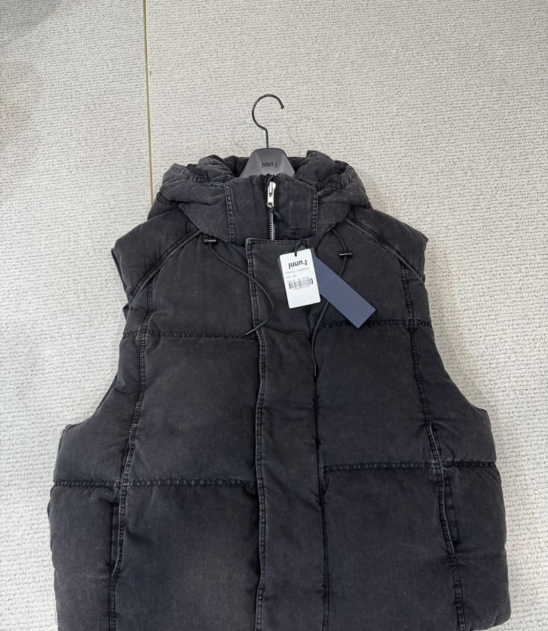 준지 다운 데님 베스트 패딩조끼 48 새상품 상품이미지2