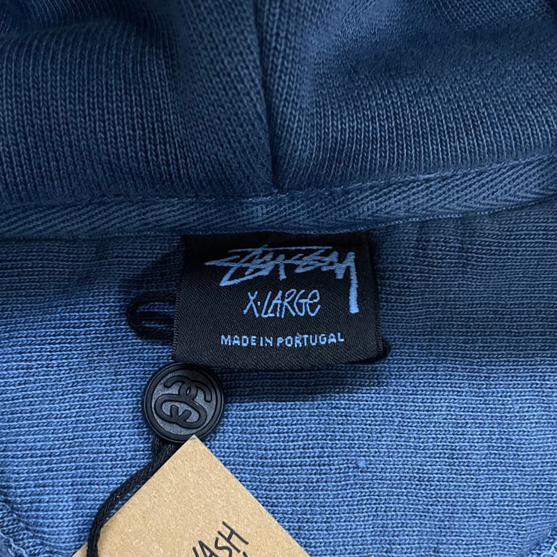 스투시 Stussy 다이스 피그먼트 다이드 후드집업 네이비 상품이미지5