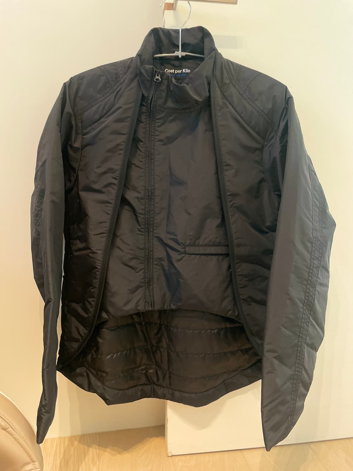 코스트퍼킬로 Cost per Kilo 패디드 셔츠 자켓 블랙 상품이미지5
