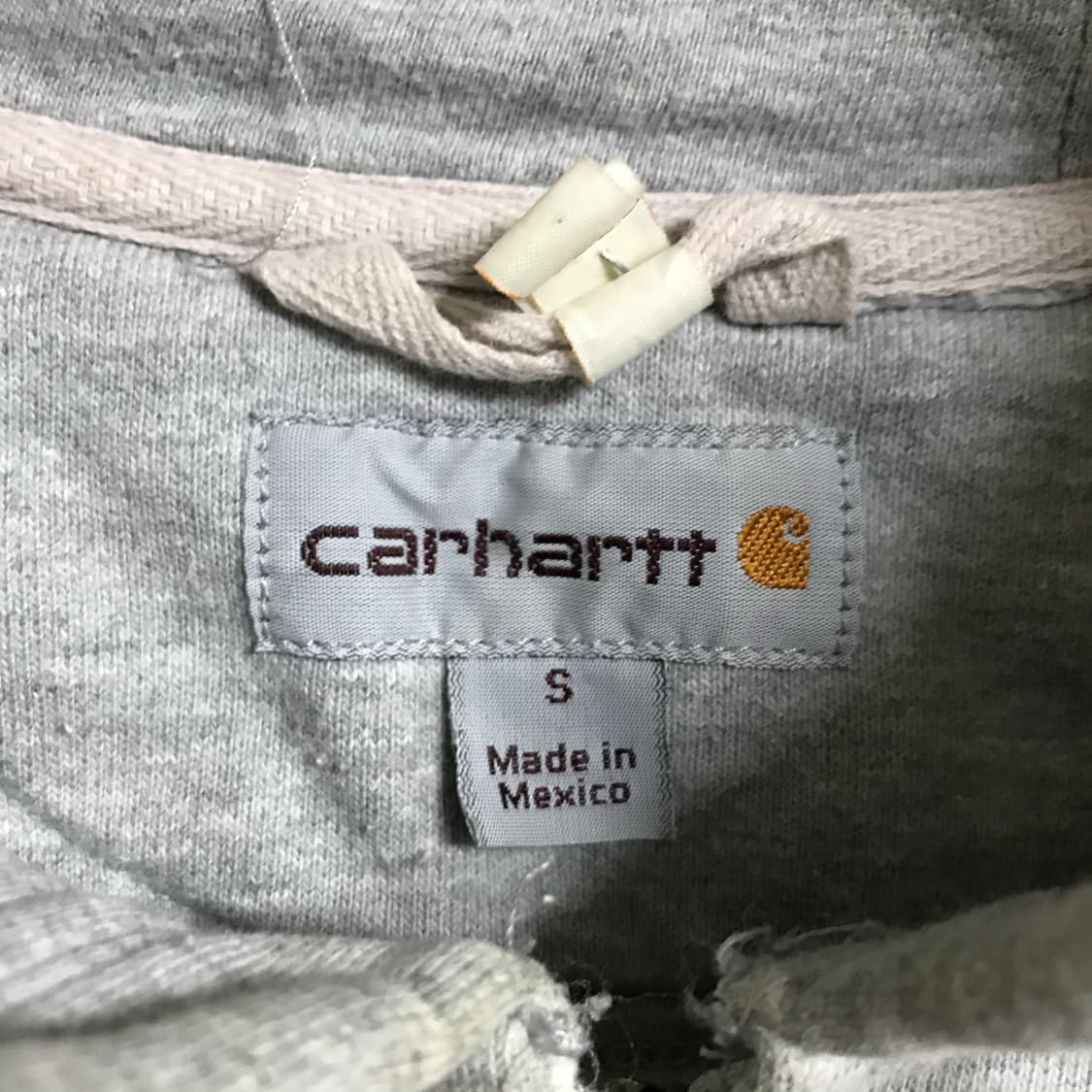 칼하트 회색 후드집업 상품이미지3