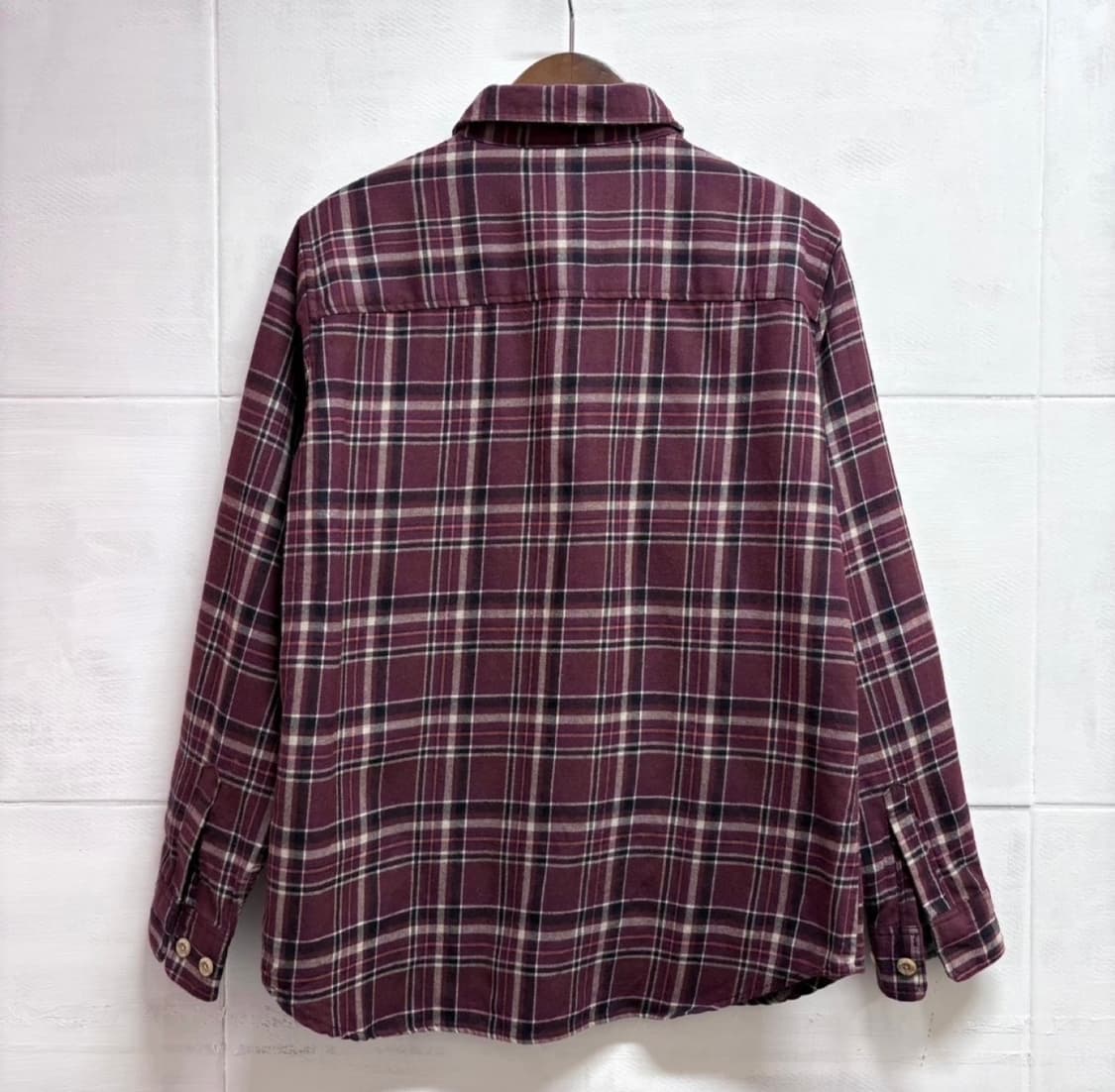 montbell 몽벨 울 체크 남방 M 상품이미지5