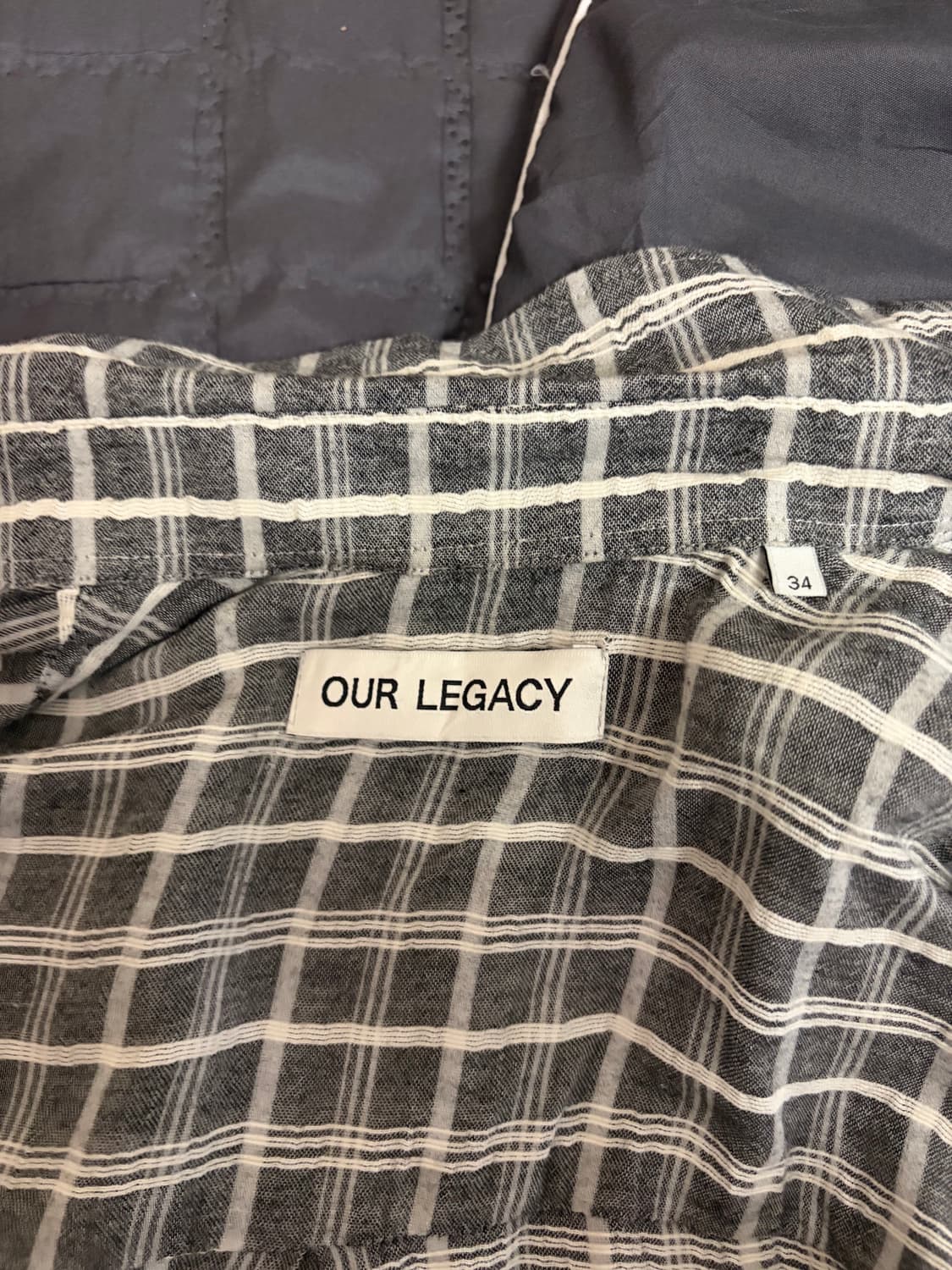 (34) 아워레가시 버로우드 셔츠 다크 그레이 상품이미지2