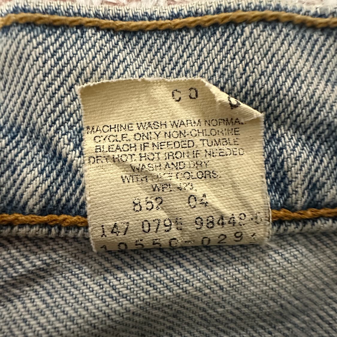 LEVI'S 90's usa made rework skirt 상품이미지7