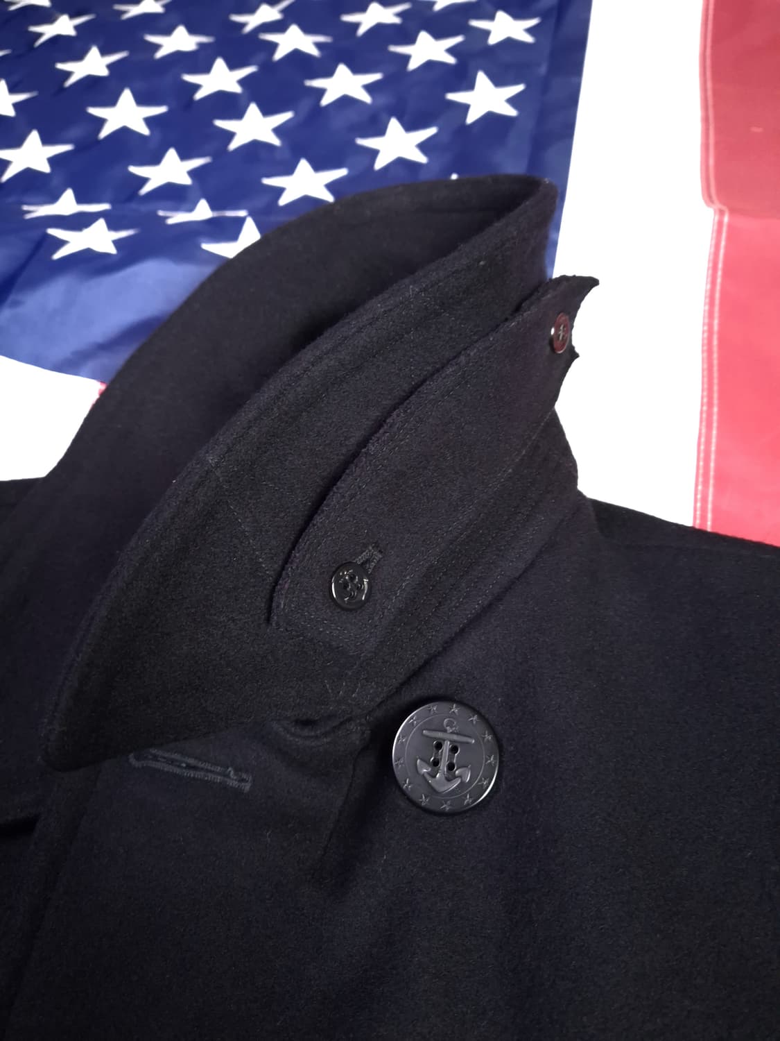 새제품급 오리지날 리얼맥코이 WW2 미해군  피코트 상품이미지3