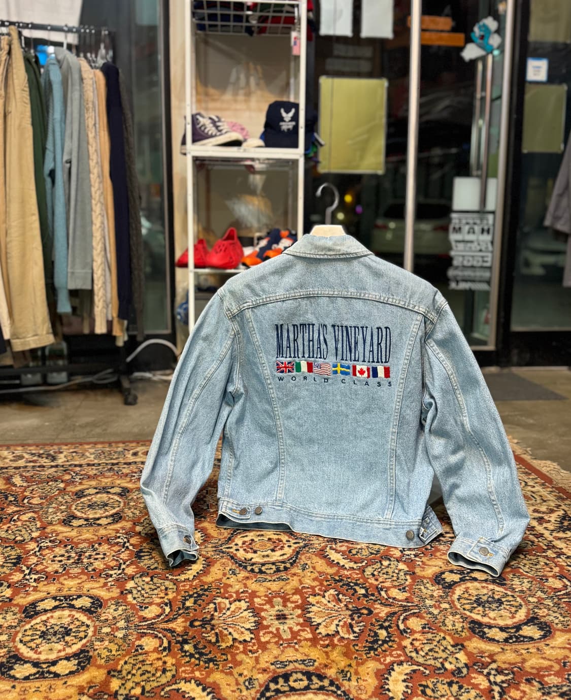 made in USA 빈티지 LEE 트럭커 데님 자켓 M (522) 상품이미지1