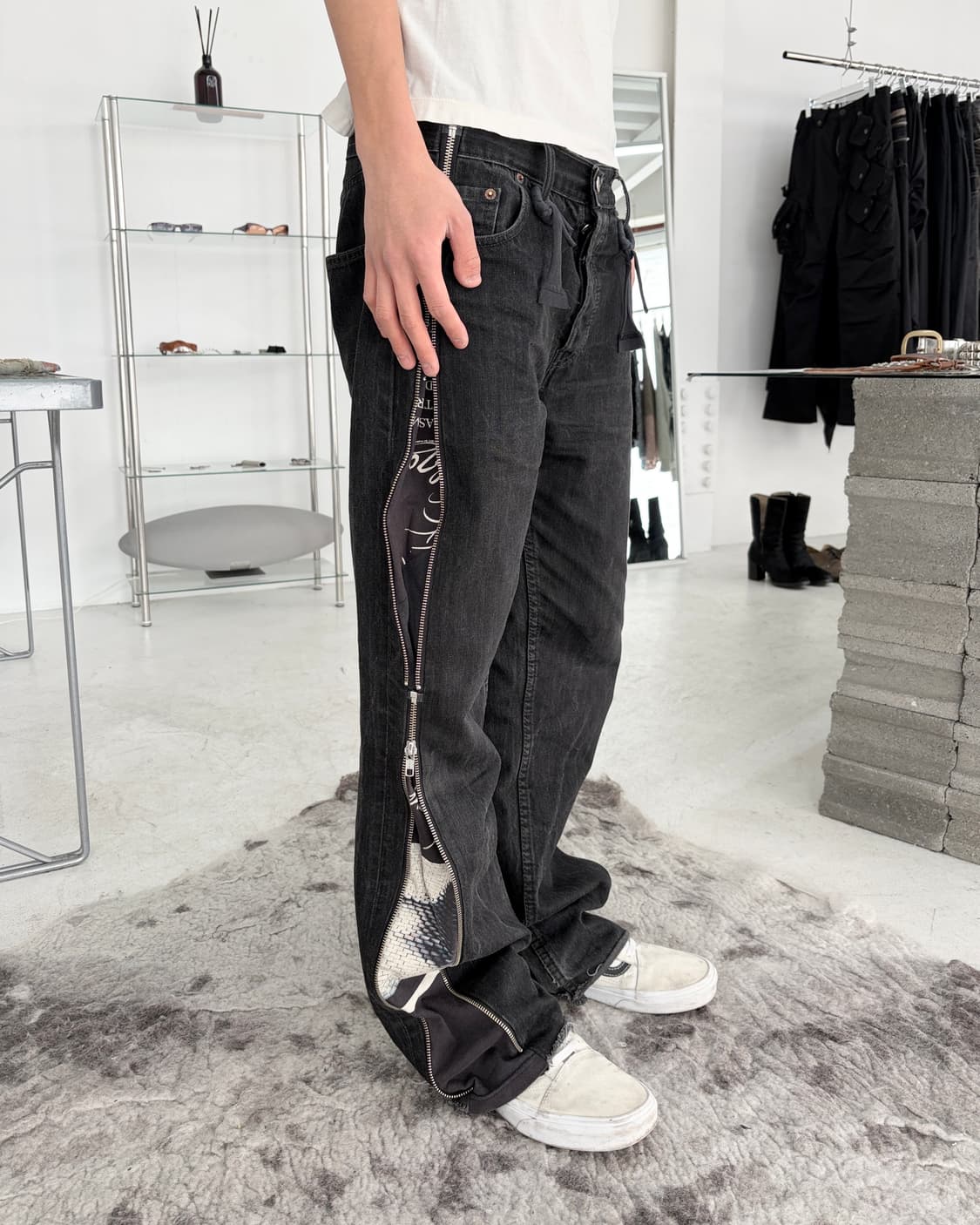 디스커버드 리빌드 풀집 데님 팬츠 상품이미지1