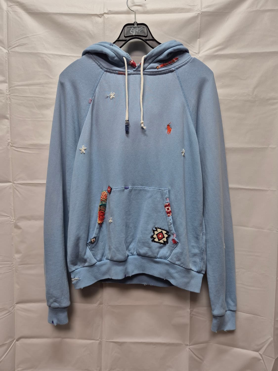 폴로 여성 패치워크 후드 상품이미지1