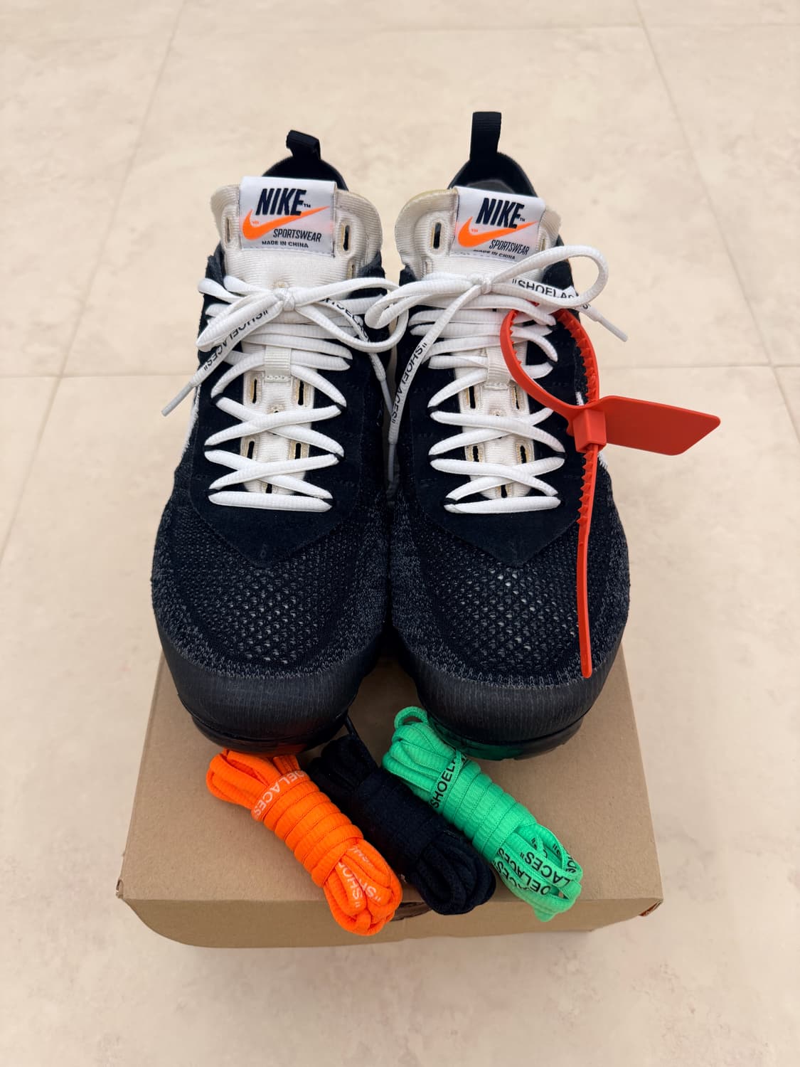 [280] 나이키 오프화이트 베이퍼맥스 og 블랙 더 텐 상품이미지4