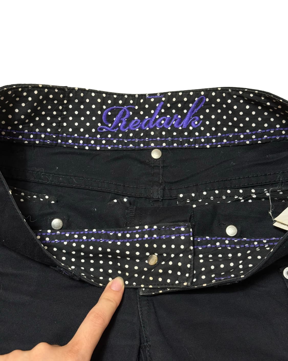 빈티지 블랙 로우라이즈 숏츠 상품이미지3