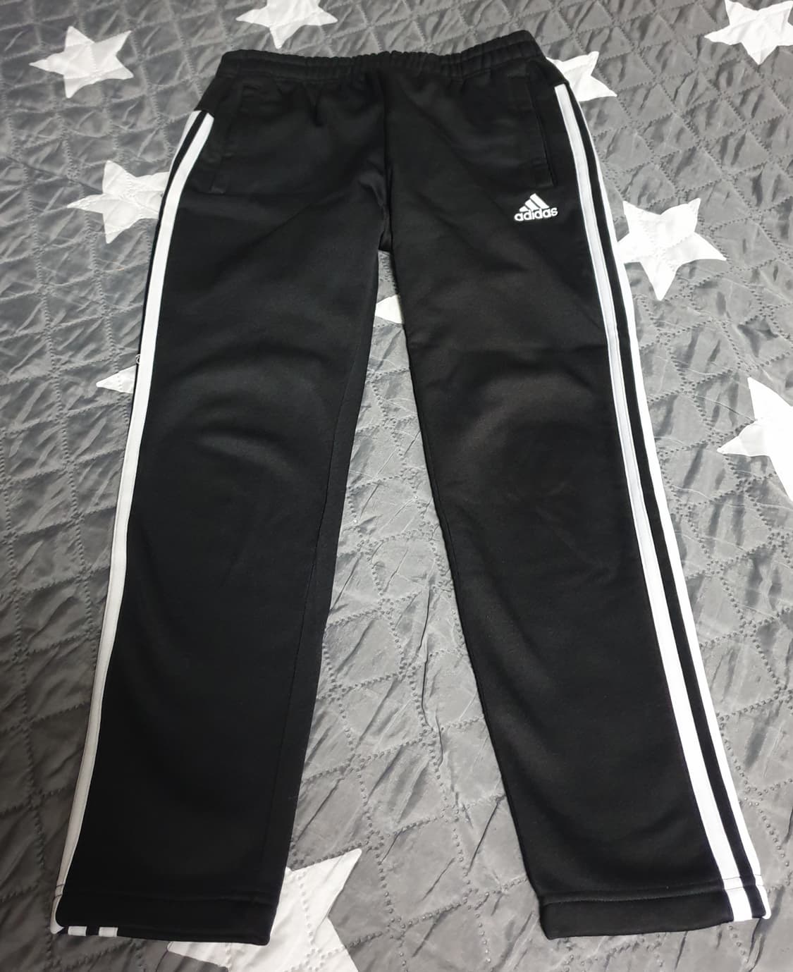 아디다스 3S 에센셜 스키니 트레이닝 기모 팬츠 (S) 상품이미지1