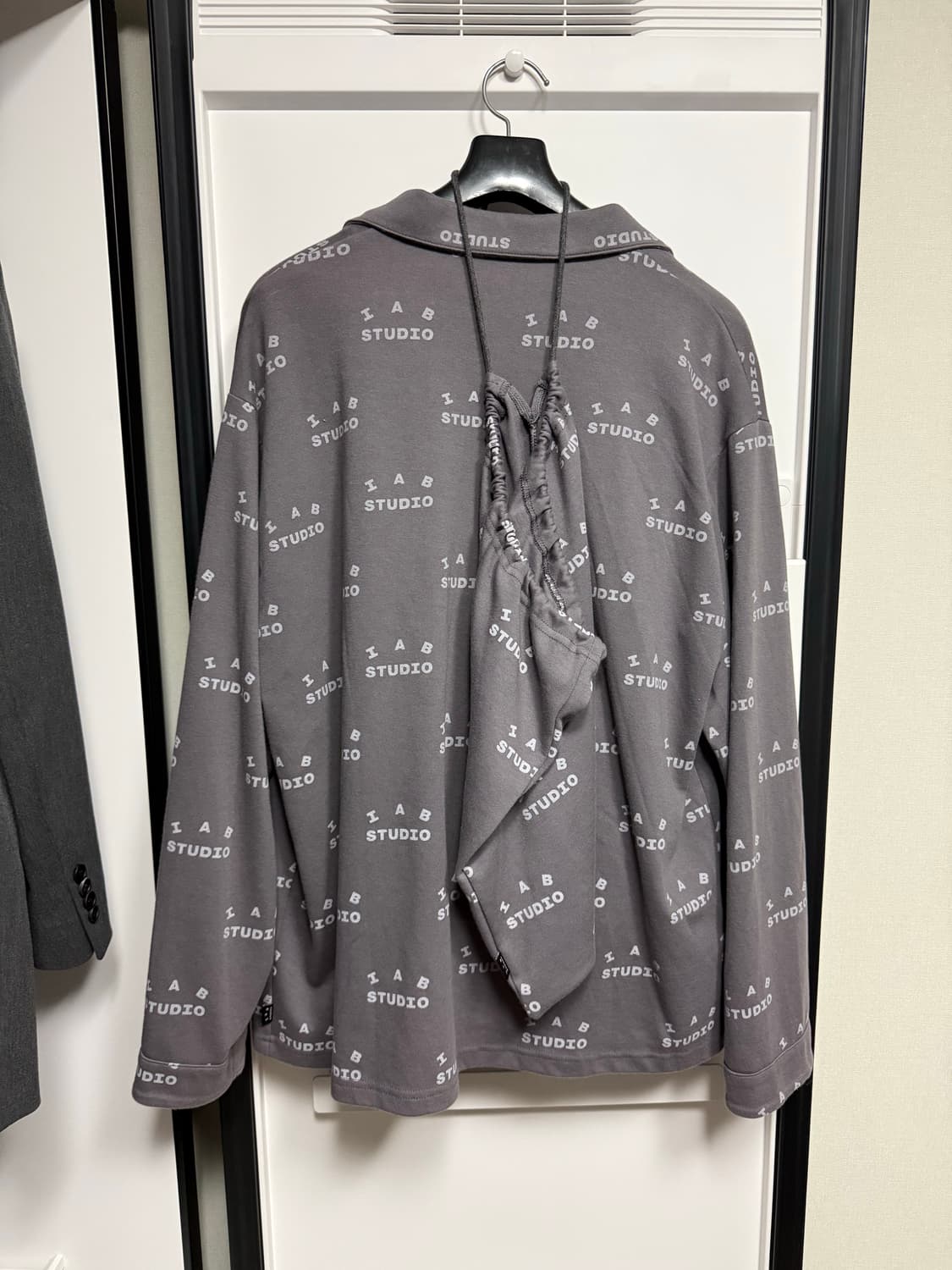 [L] 아이앱 파자마 차콜 세트 상품이미지3