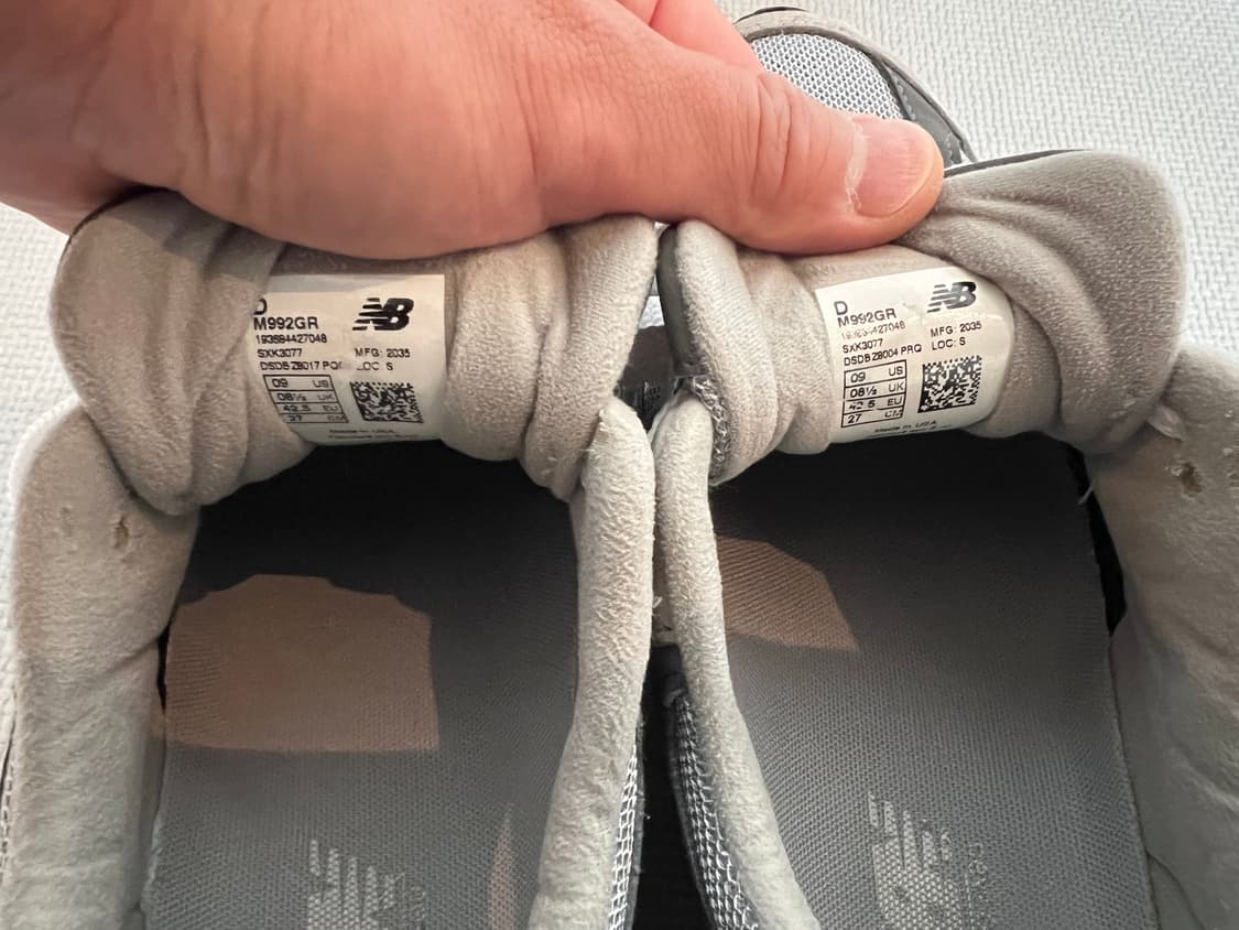 2020ver 뉴발란스 992 그레이 270 상품이미지8