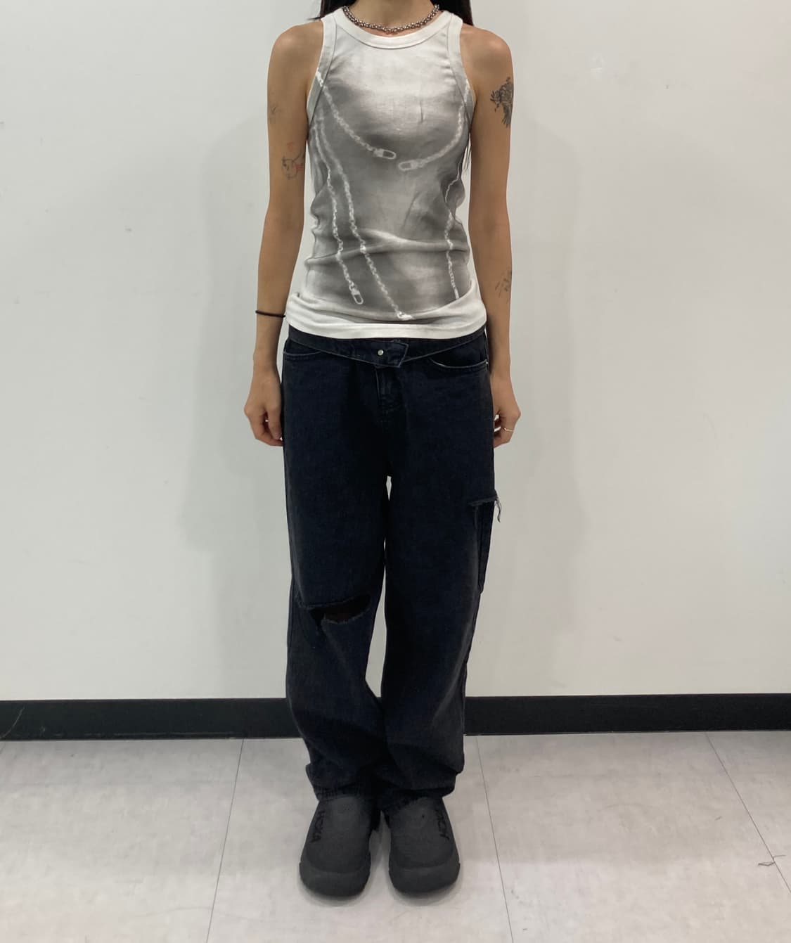 Spray chain Sleeveless 상품이미지2