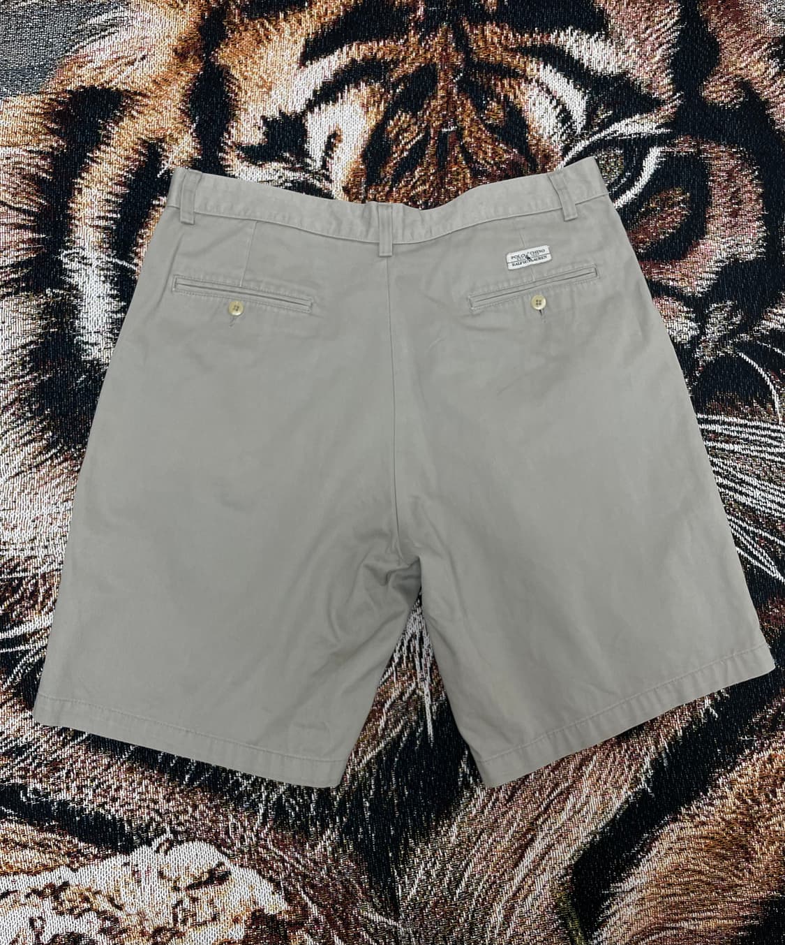 90s 폴로 랄프로렌 투턱 치노 반바지 33사이즈 상품이미지2