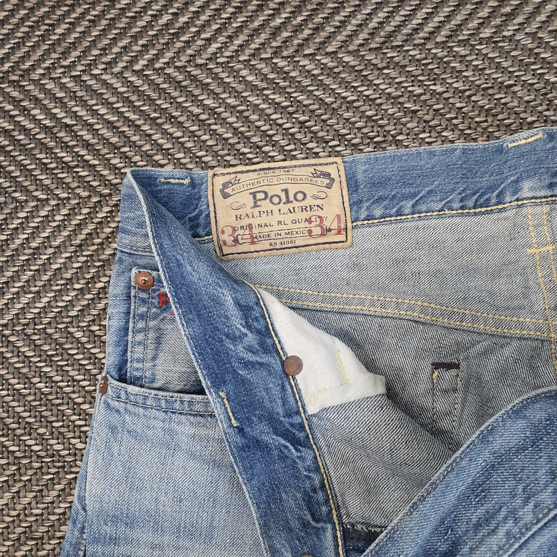 폴로 랄프로렌 데님 청바지 남자34 상품이미지2