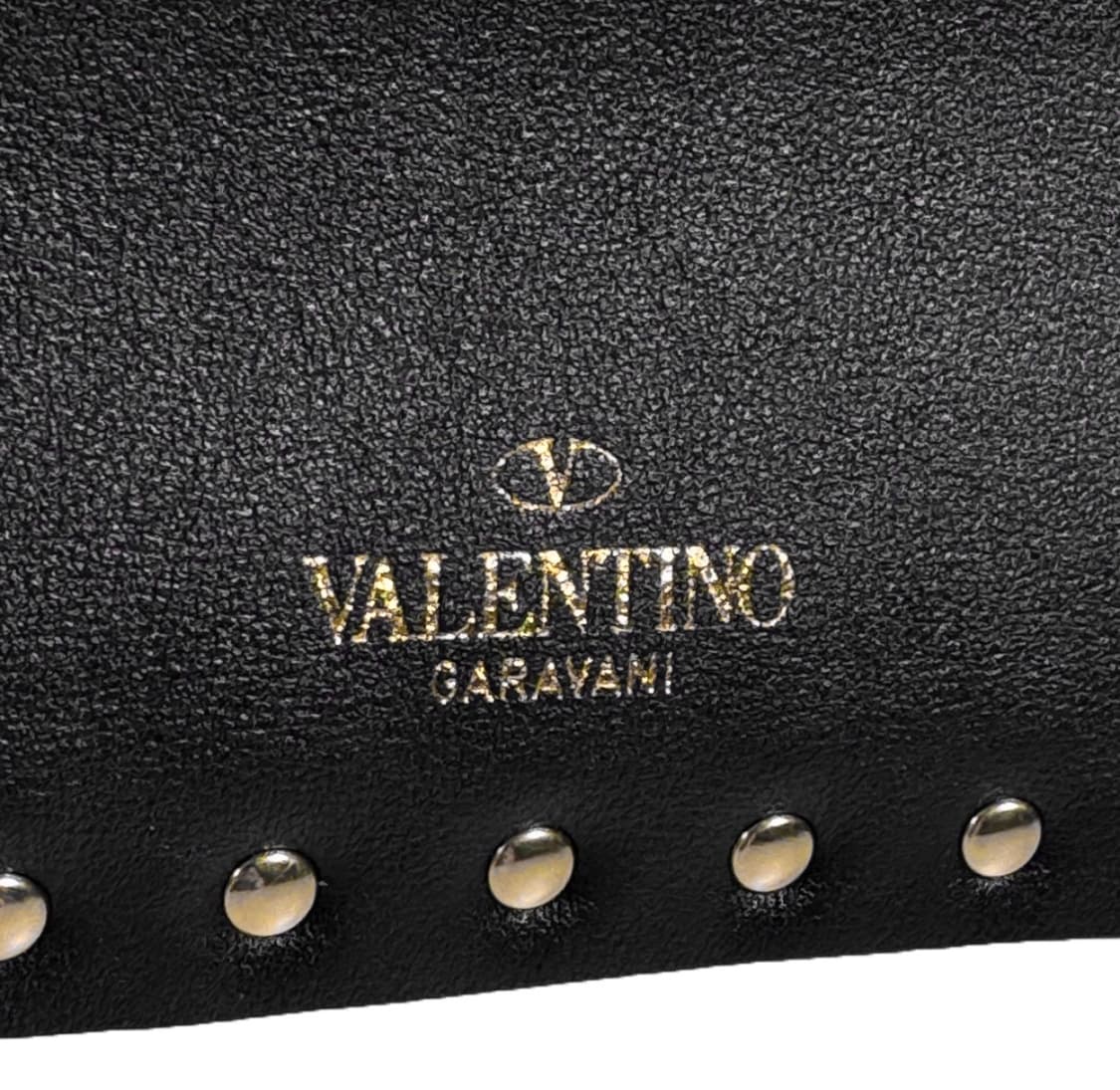 [M] 발렌티노 여성 락스터드 레더 클러치백 블랙 미디움 WW2P0269 상품이미지3