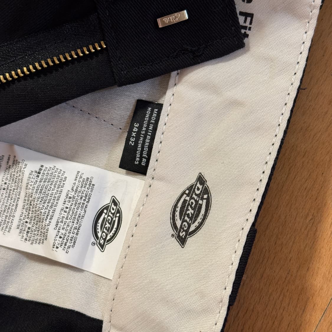 디키즈 더블니 팬츠 34x32 블랙 상품이미지4