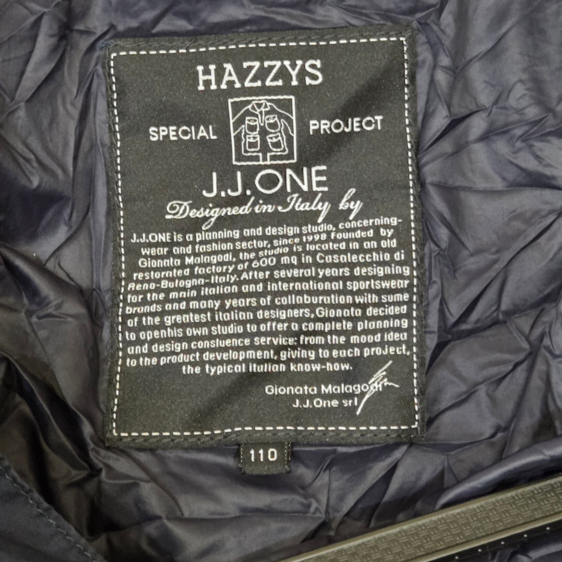 [110] HAZZYS J.J.ONE 패딩 점퍼 (네이비) 상품이미지5