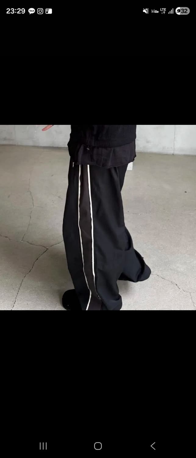 [4]폴리테루 1011 나일론 트랙팬츠 스포츠 블랙 상품이미지1