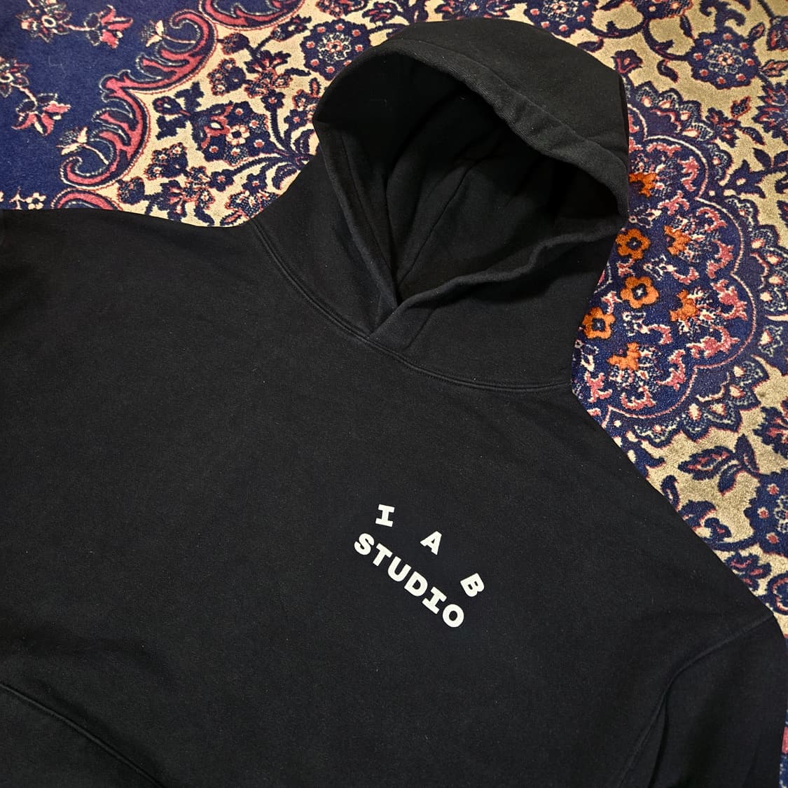 아이앱스튜디오 후드 블랙 화이트 L size 상품이미지4