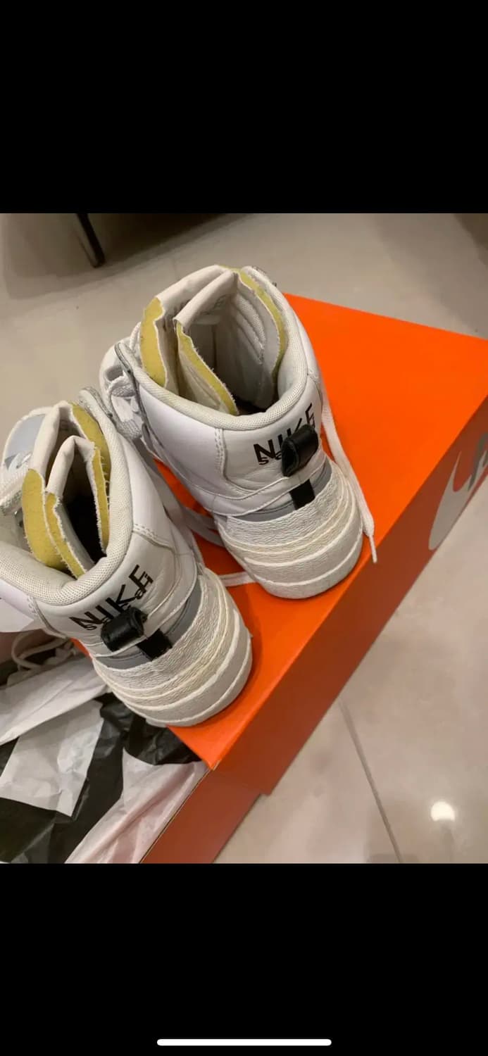 나이키 사카이 블레이져 미드 화이트 300 상품이미지4