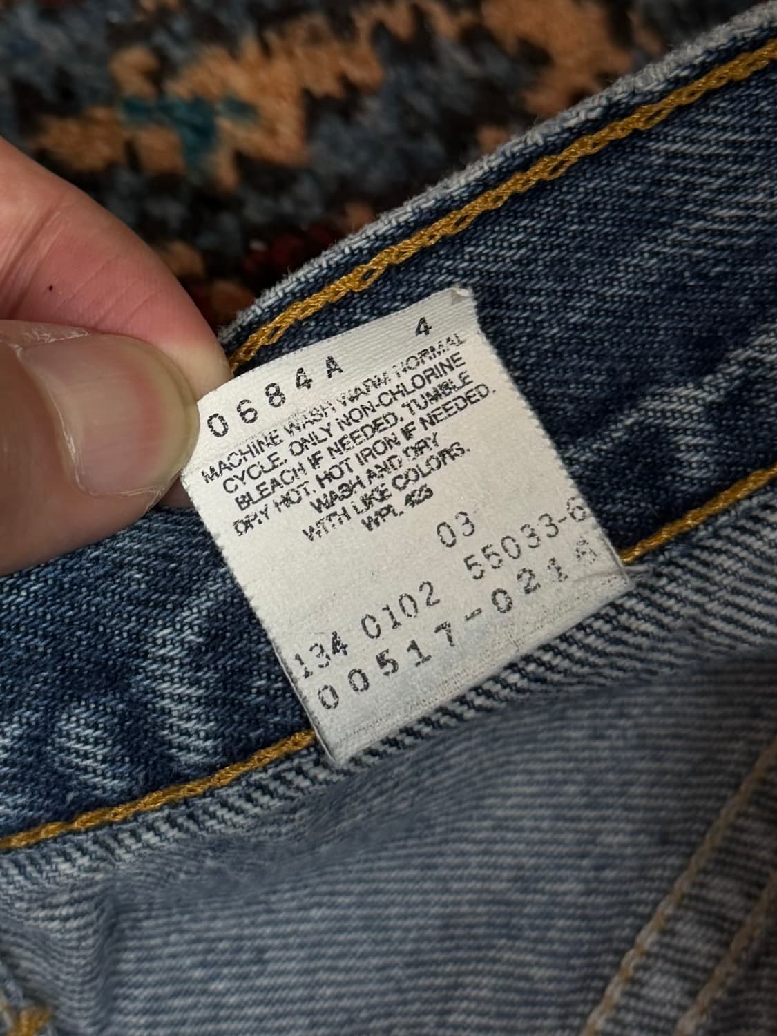 90's 빈티지 리바이스 517 부츠컷 플레어진 상품이미지10