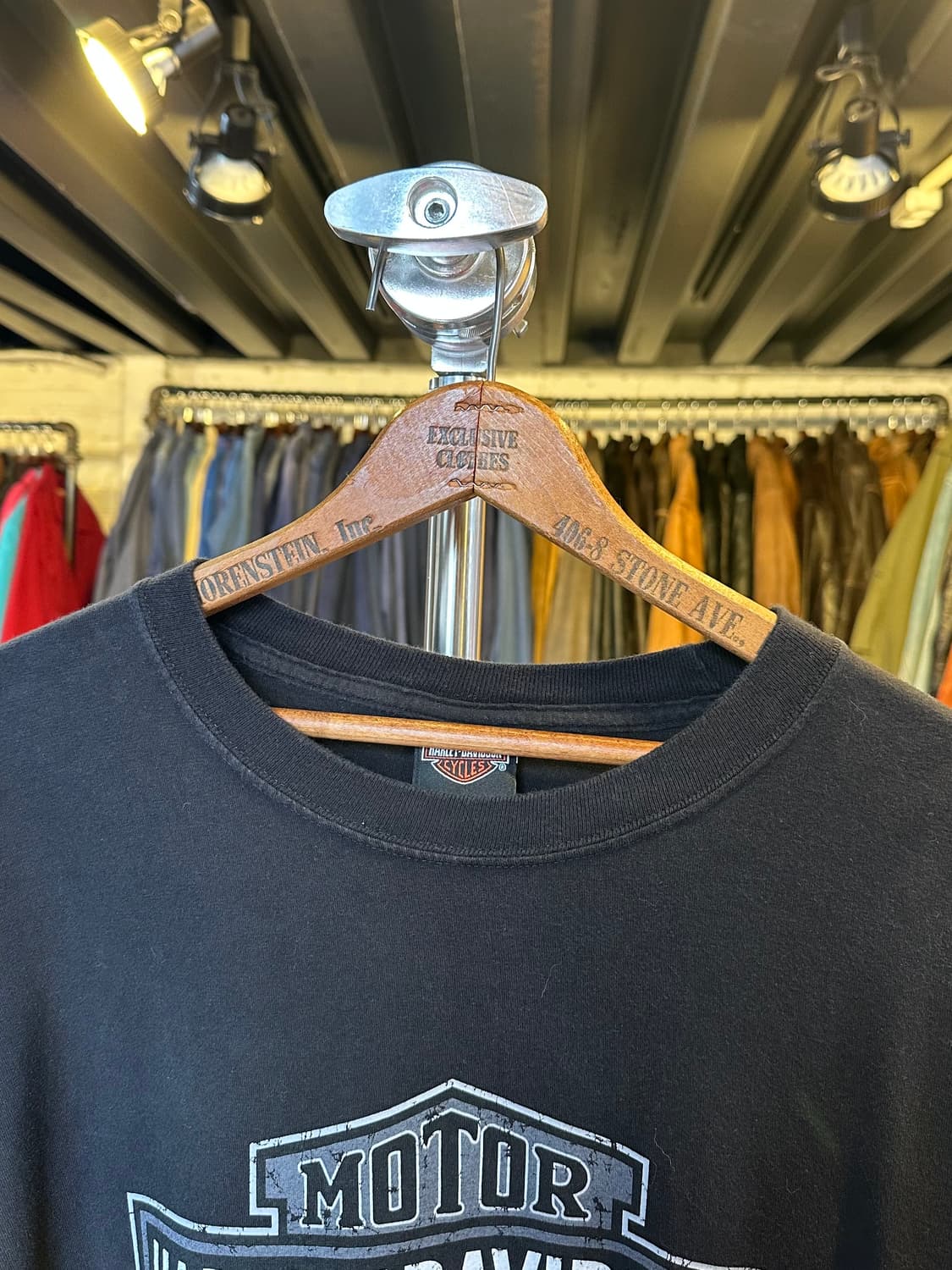 할리데이비슨 프린팅 롱슬리브 티셔츠 상품이미지3