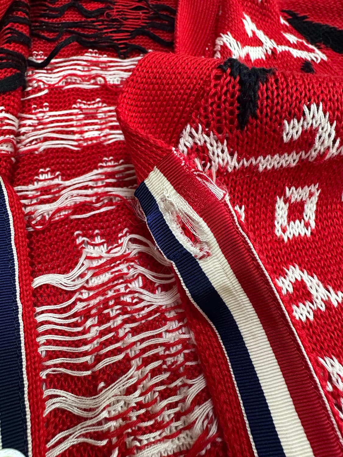 톰브라운 2010 런웨이 사선 청새치 가디건 상품이미지7