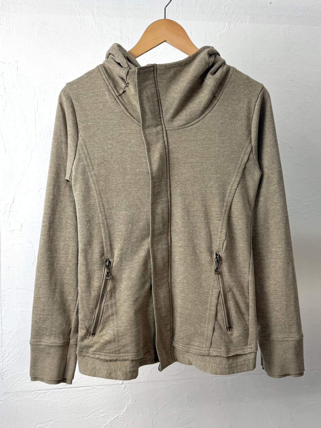 Bernings Sho 투웨이 사선 후드 집업 상품이미지2