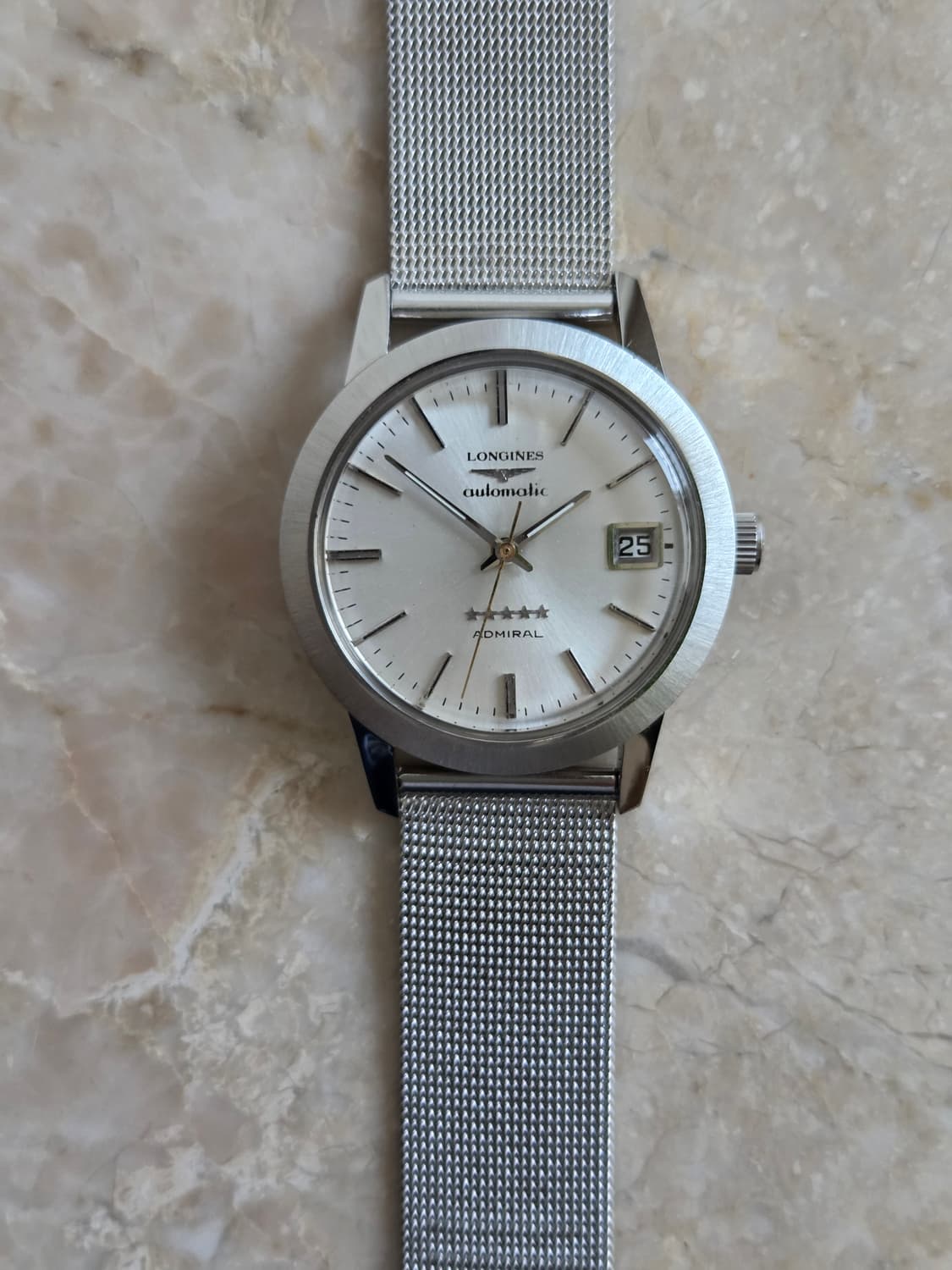 론진 Admiral 5-Star 빈티지 오토매틱 35mm 시계 상품이미지3