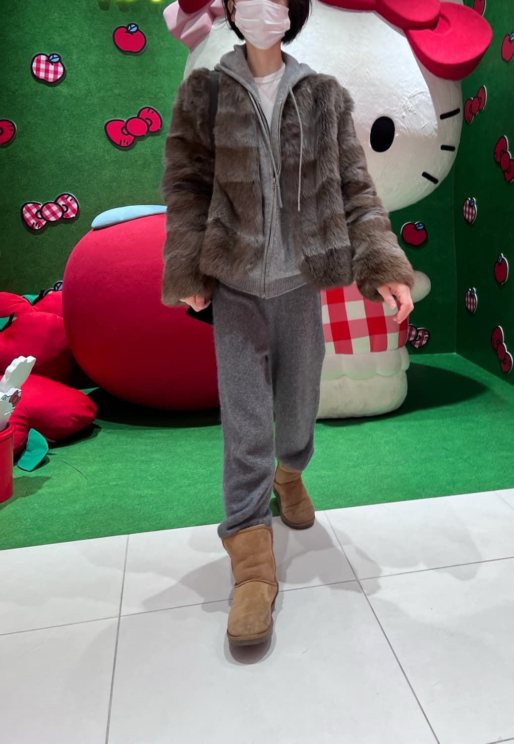 EMBA 호리젠탈 리얼 밍크 자켓 상품이미지1