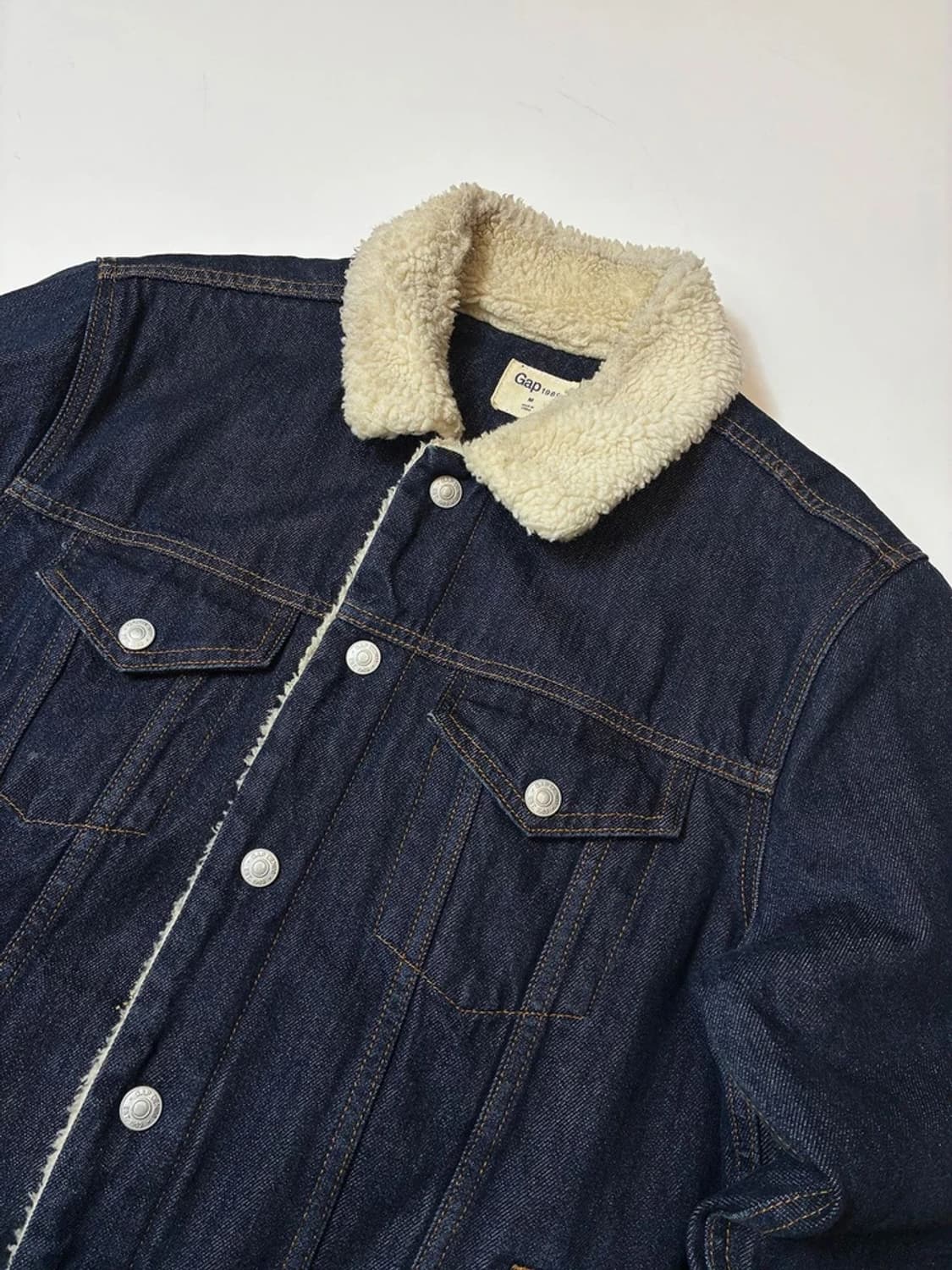 갭 GAP 아이콘 쉐르파 데님 자켓 PN8394 상품이미지2