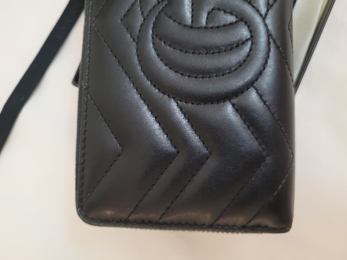 (새상품급) 구찌 GG 마몬트 마틀라세 지퍼 장지갑 상품이미지7