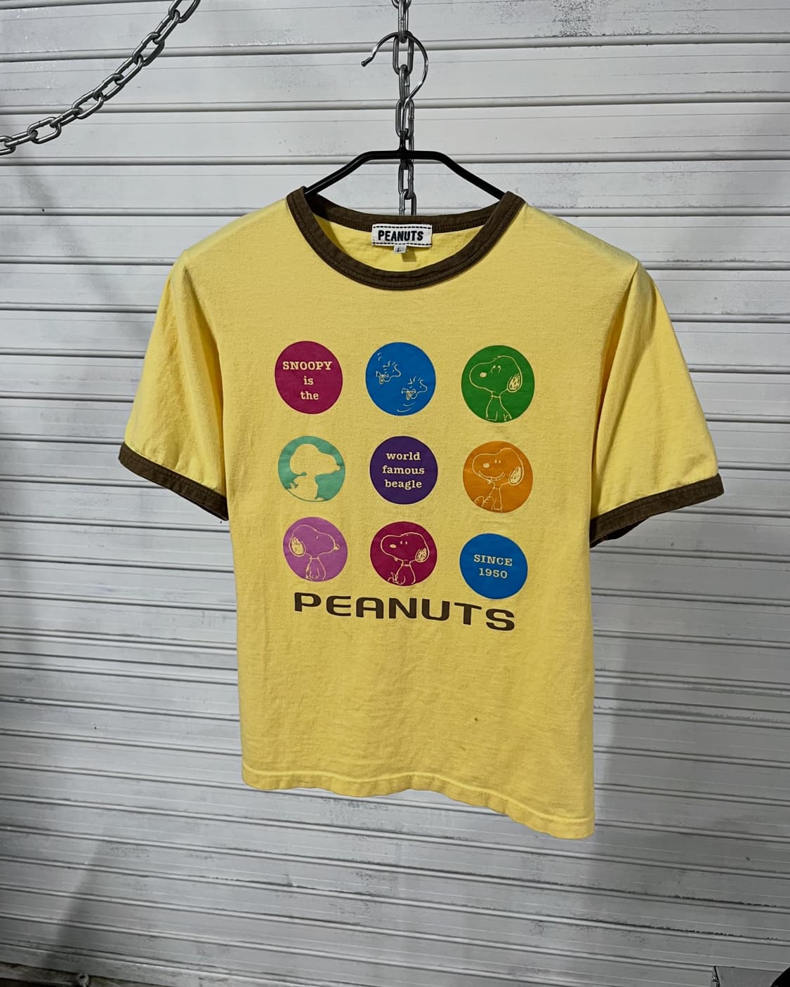 Peanuts snoopy ringer tee 상품이미지2