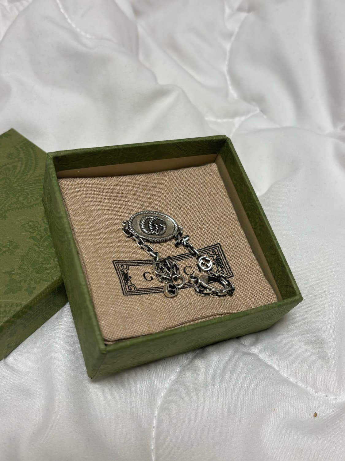 구찌 실버 더블 GG 팔찌 상품이미지1