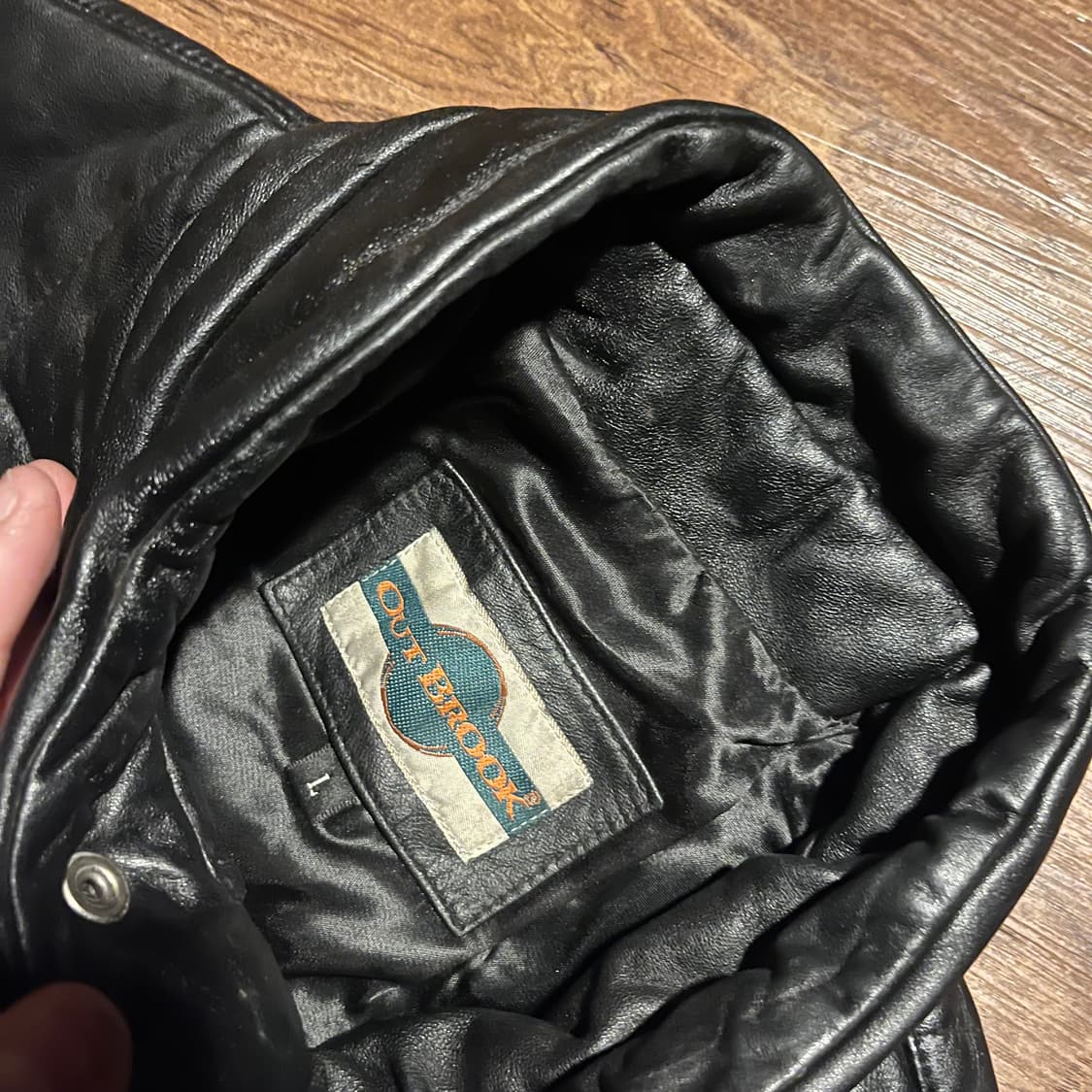 Lambskin Black Padded Jacket XL 상품이미지6