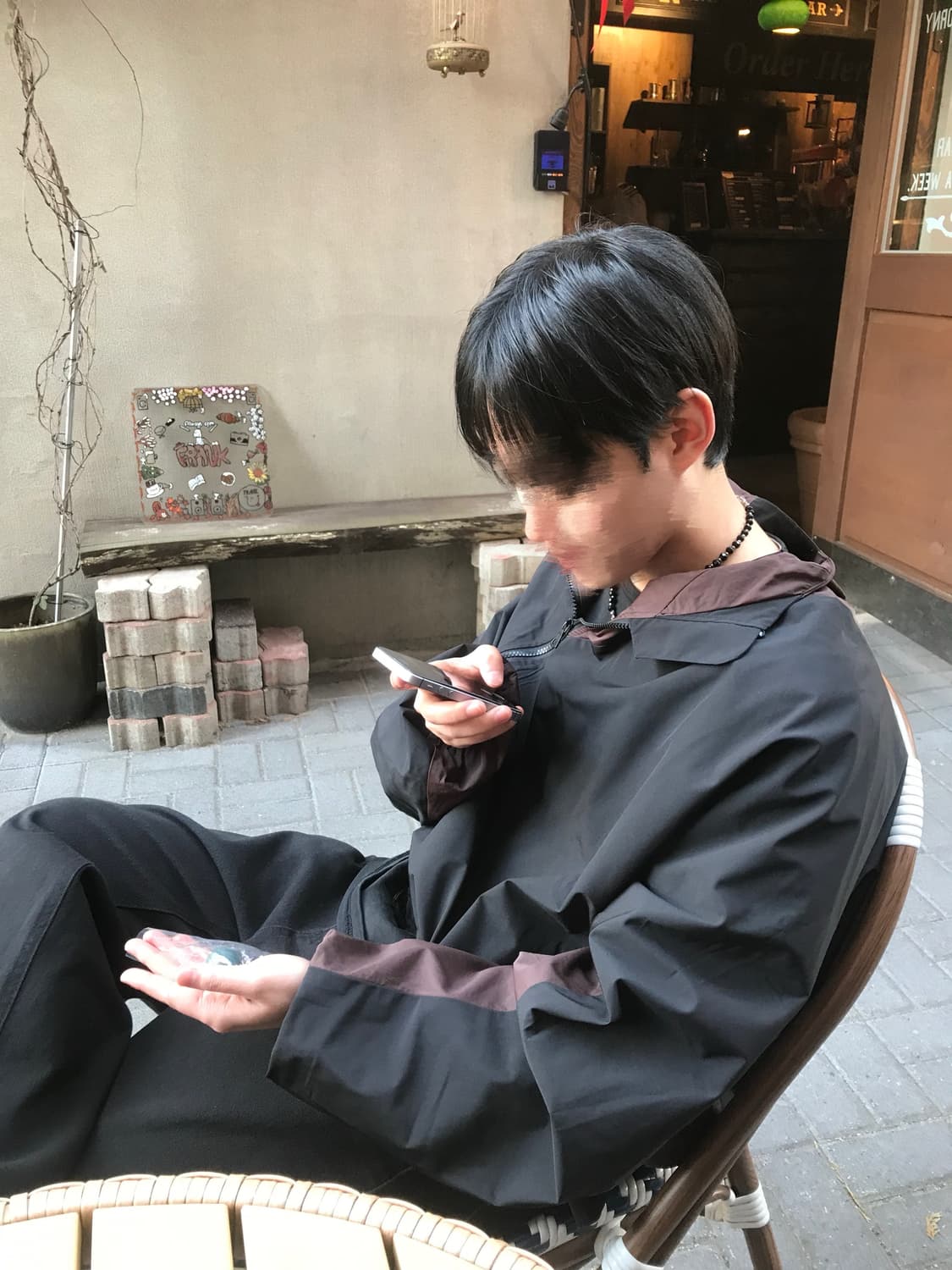 4.0+ TECHNICAL JACKET RIGHT (BLACK) 착샷O 상품이미지2