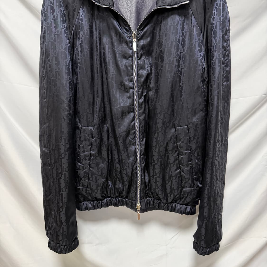 [S+급/48] 디올 오블리크 리버서블 블루종 후드 자켓 상품이미지3