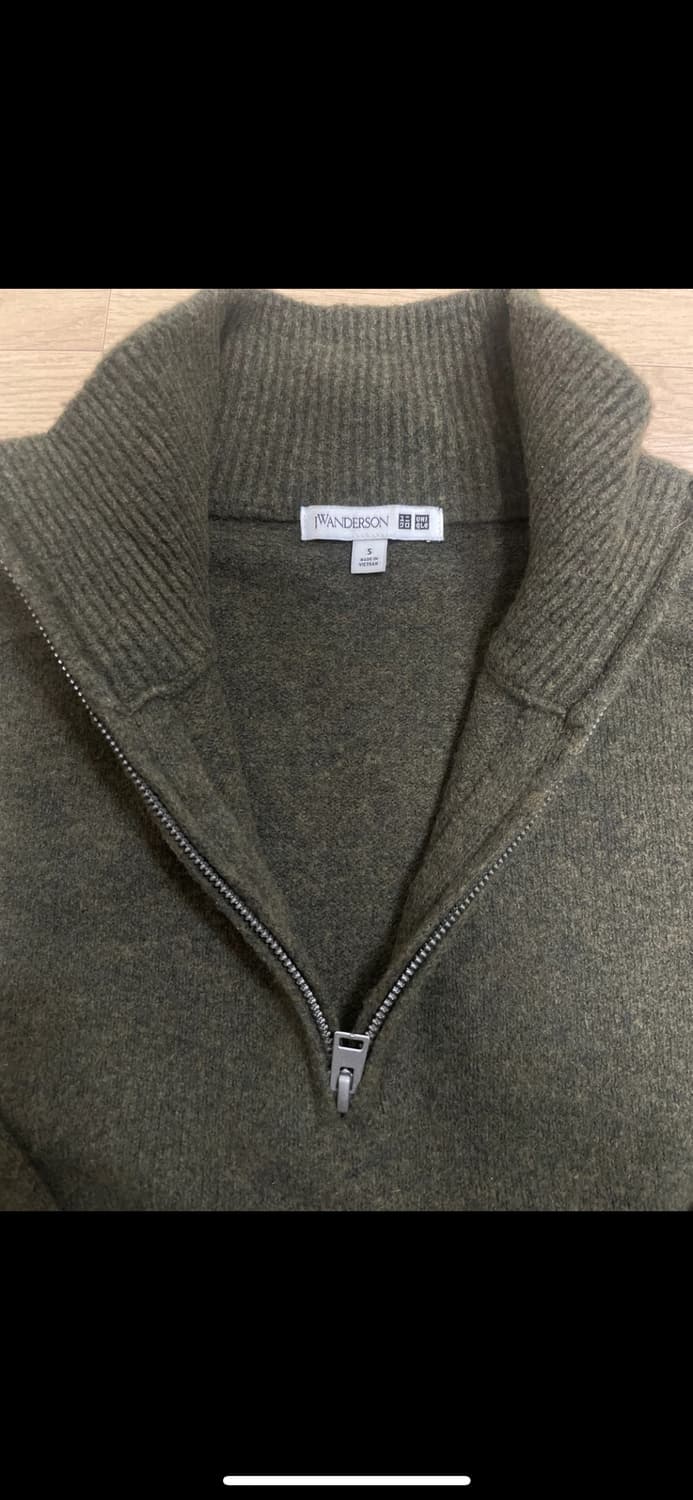 유니클로 jw 앤더슨 수플레얀 하프집 스웨터 s 상품이미지6