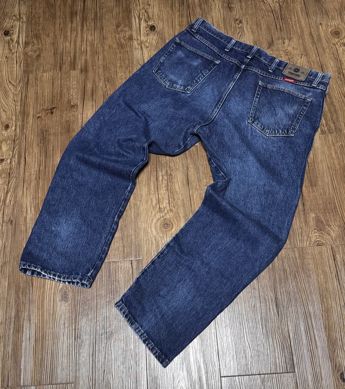 랭글러 진청 워싱 데님 팬츠 상품이미지1