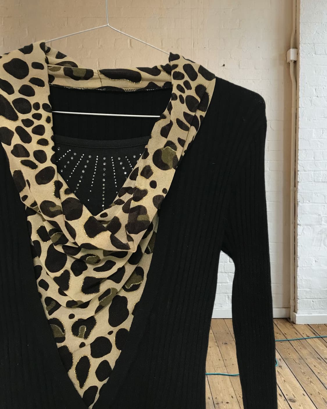 vintage leopard pattern knit 상품이미지9