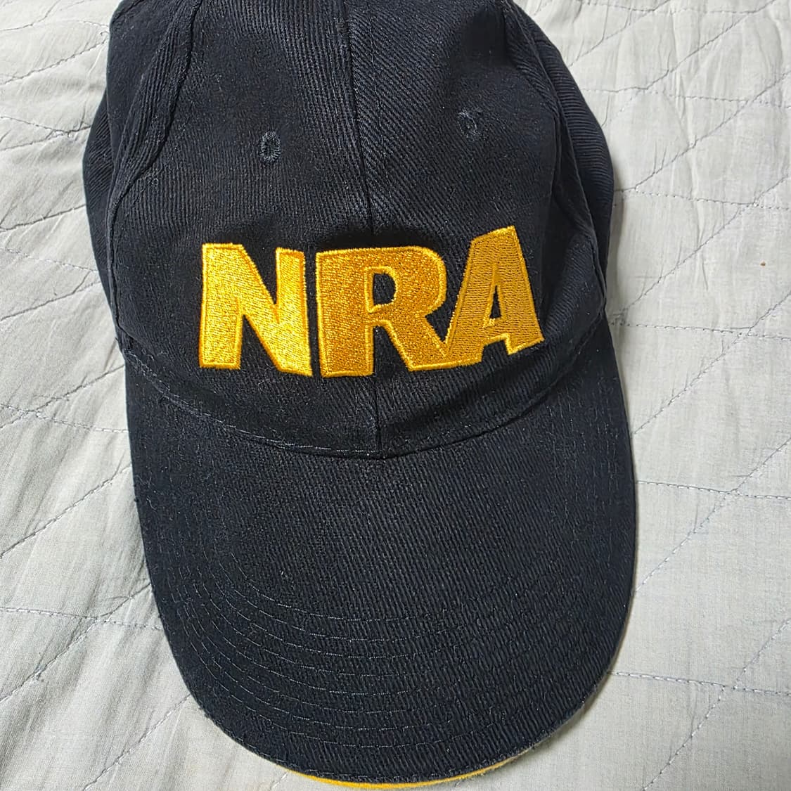 [OS] 빈티지 NRA 로고 블랙 6패널 캡 상품이미지2