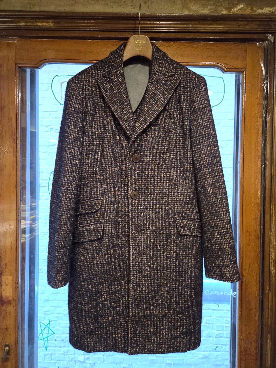 이탈리아 브랜드 헤보 트위드코트 상품이미지10