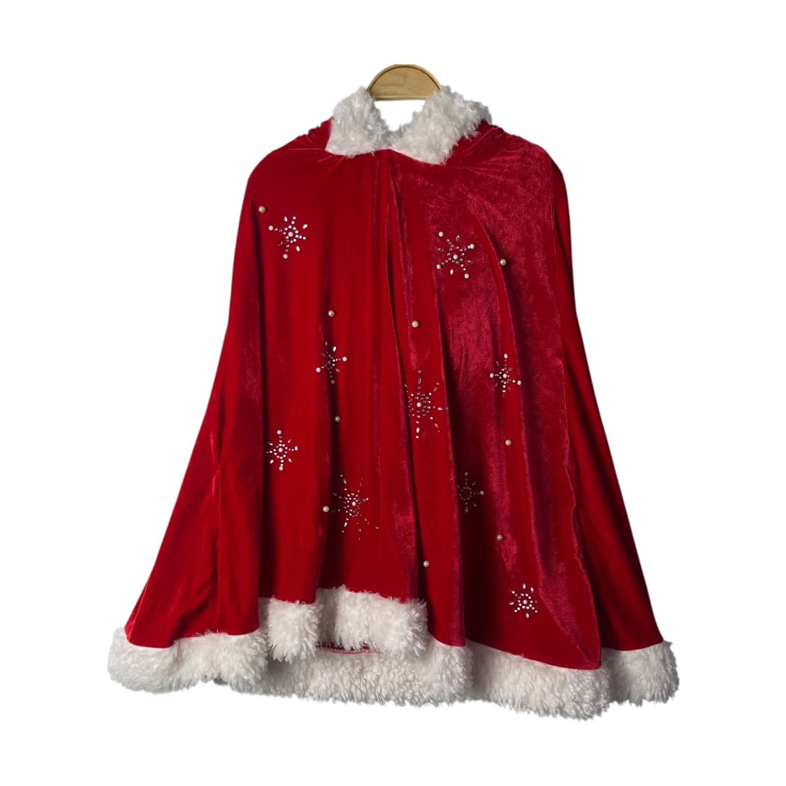 [JPN] 빈티지 크리스마스 벨벳 케이프 상품이미지1