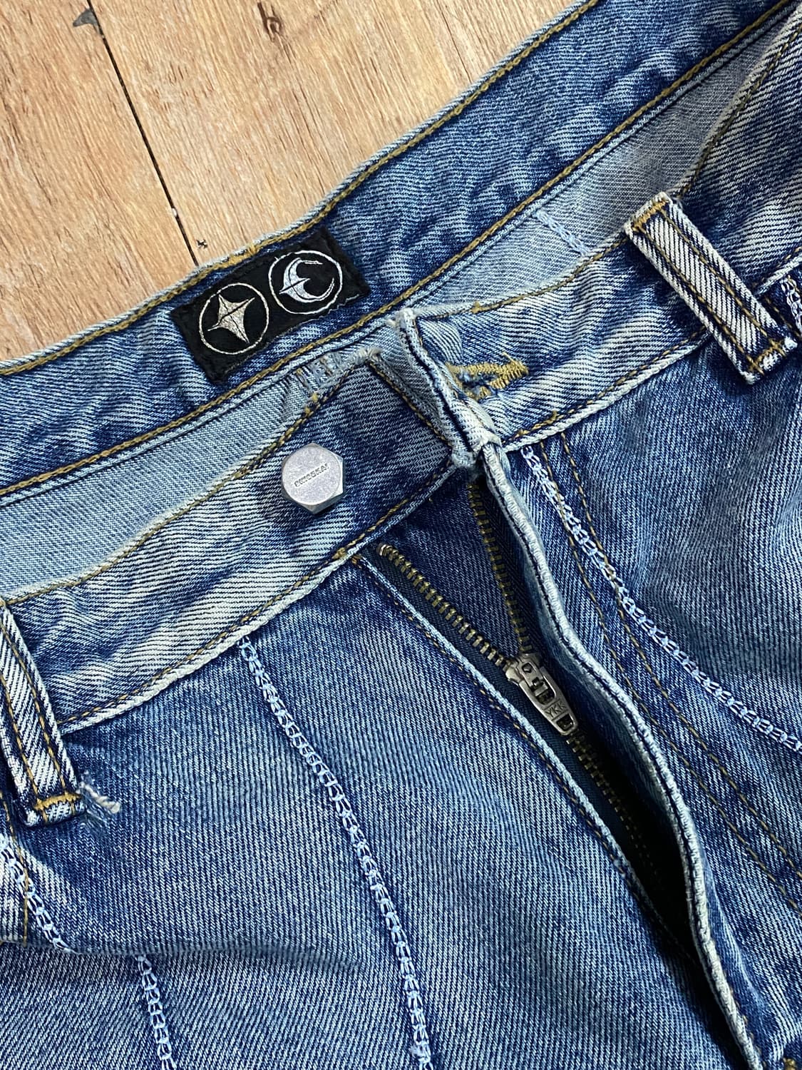 떠그클럽 체인스티치 데님 팬츠 청바지 3 상품이미지3