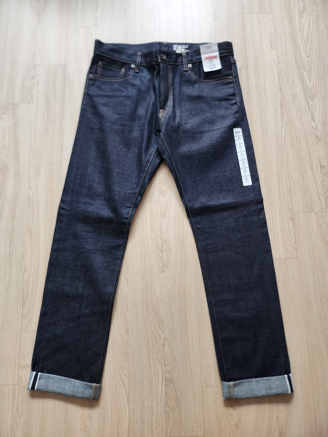 유니클로 샐비지 생지데님팬츠 (34 상품이미지2