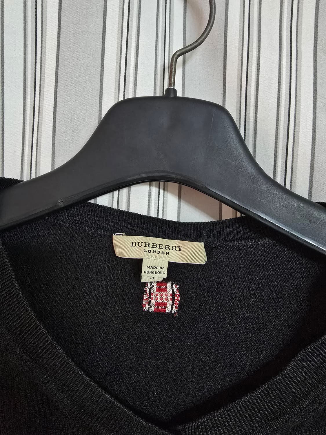 (S) 버버리 런던 블랙 여성 가디건 상품이미지5