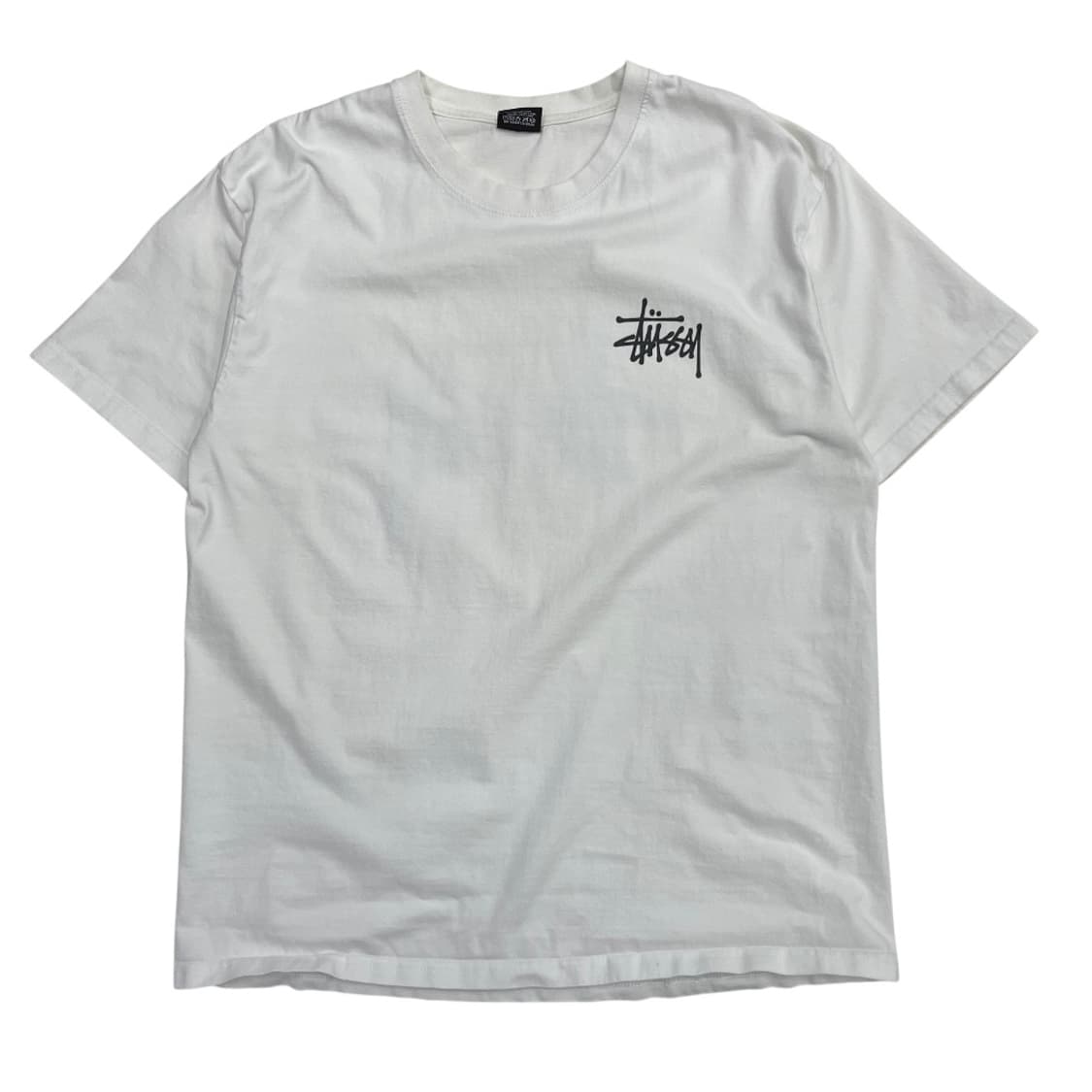 스투시 화이트 반팔 L 상품이미지4