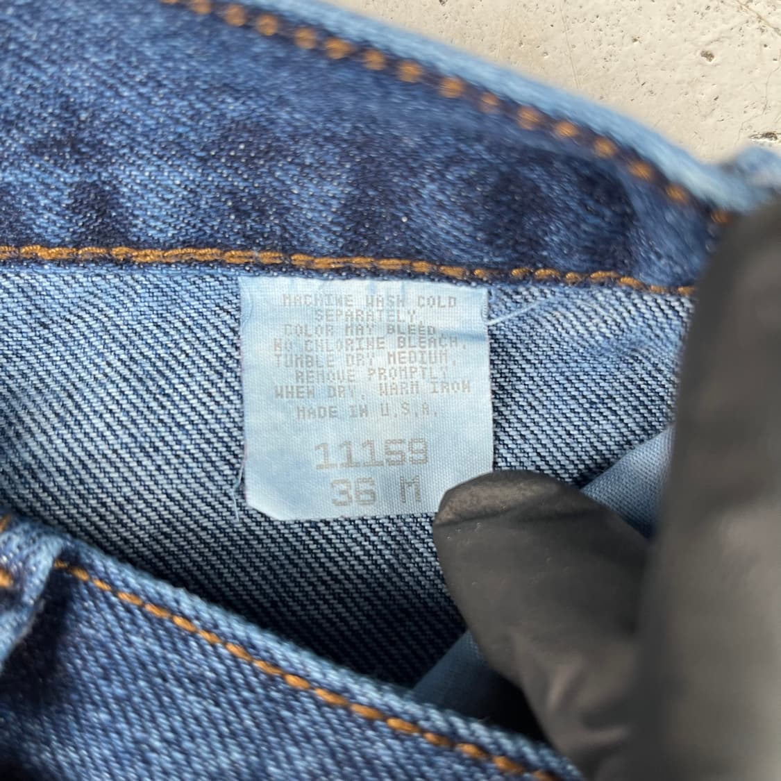 빈티지 Boss Jeans 더블 로고 데님 팬츠 상품이미지4
